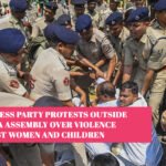 Congress Party Protests Outside Odisha Assembly Over Violence Against Women and Children