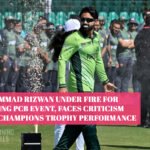 Mohammad Rizwan Under Fire for Skipping PCB Event, Faces Criticism Over Champions Trophy Performance